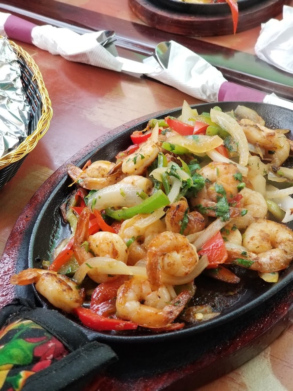 Fajita De Camarones O Mixta